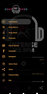 Intense 102.9 FM app screenshot 2