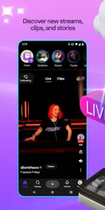 Twitch app screenshot 1