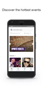StubHub  app screenshot 1