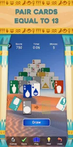 Pyramid Solitaire  app screenshot 2