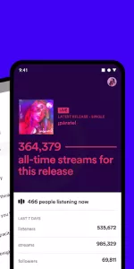 Spotify for Artists app screenshot 3