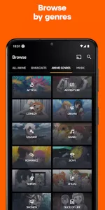 Crunchyroll app screenshot 2