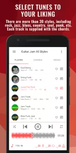Backing Tracks Guitar Jam Play app screenshot 1