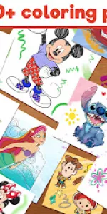 Disney Coloring World app screenshot 2