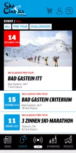 Ski Classics app screenshot 11