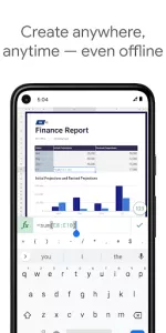 Google Sheets app screenshot 3