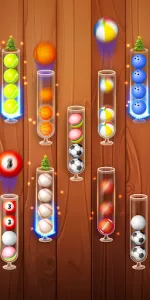 Color Ball Sort Wooden Puzzle app screenshot 6