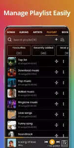 Music player app screenshot 2