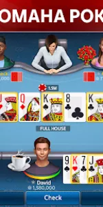 Omaha Poker app screenshot 1