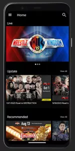 NJPW WORLD app screenshot 1