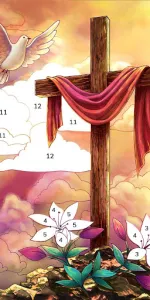 Bible Coloring Paint By Number app screenshot 9