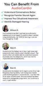 AudioCardio Hearing & Tinnitus app screenshot 5