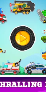 Kids Cars Games build a truck app screenshot 1