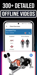 Gym Exercises & Workouts app screenshot 2