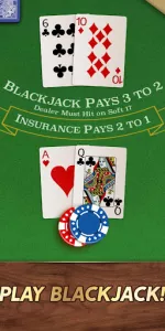 Blackjack app screenshot 1