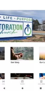 Restoration Church app screenshot 7