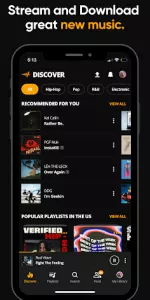 Audiomack app screenshot 1