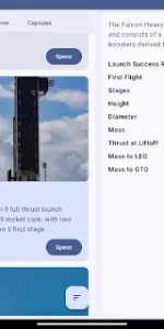 SpaceX  app screenshot 13