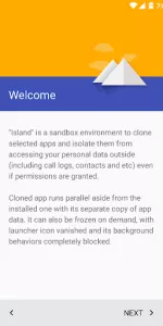Island app screenshot 1