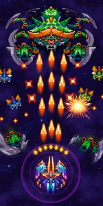 Galaxiga Arcade Shooting Game app screenshot 1