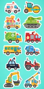 CandyBots Cars & Trucks Junior app screenshot 2