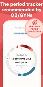 Clue Period & Cycle Tracker app screenshot 1