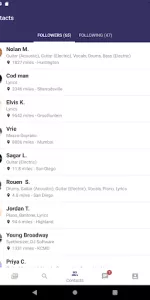 BandFriend  app screenshot 15