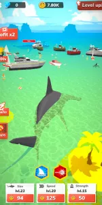 Idle Shark World  app screenshot 3