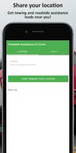 Roadside Assistance 24 Driver app screenshot 2