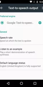 Speech Recognition & Synthesis app screenshot 1