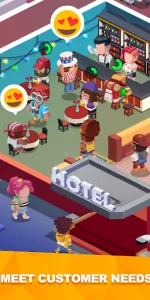 Sim Hotel Tycoon app screenshot 3