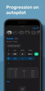 Alpha Progression Gym Tracker app screenshot 3