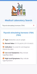 Medical Laboratory Tests 2024 app screenshot 3