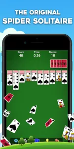 Spider Solitaire app screenshot 1