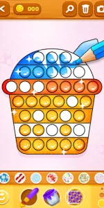 Glitter Pop It Coloring Game app screenshot 8