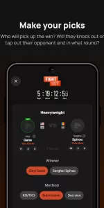 Fight Out MMA Fantasy Picks app screenshot 1