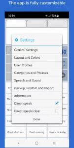 Speech Assistant AAC app screenshot 8