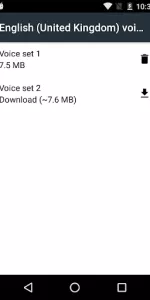 Speech Recognition & Synthesis app screenshot 4