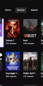 Twitch app screenshot 14
