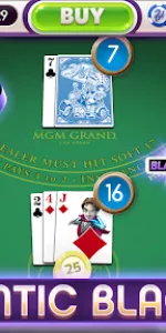 myVEGAS BlackJack 21 Card Game app screenshot 2