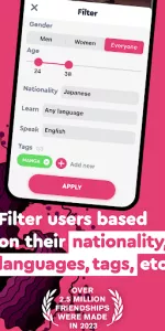 Make Japanese Friends app screenshot 3