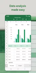 Microsoft Excel app screenshot 2