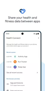 Health Connect app screenshot 1