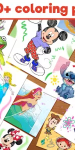 Disney Coloring World app screenshot 16