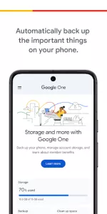 Google One app screenshot 1
