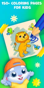 Baby coloring book for kids 2+ app screenshot 1