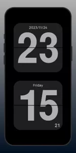 Flip clock app screenshot 1