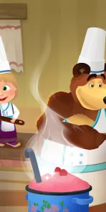 Masha and the Bear Kitchen app screenshot 6