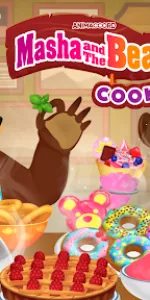 Masha and the Bear Kitchen app screenshot 5