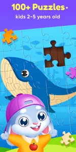 Kids toddler jigsaw puzzles app screenshot 1